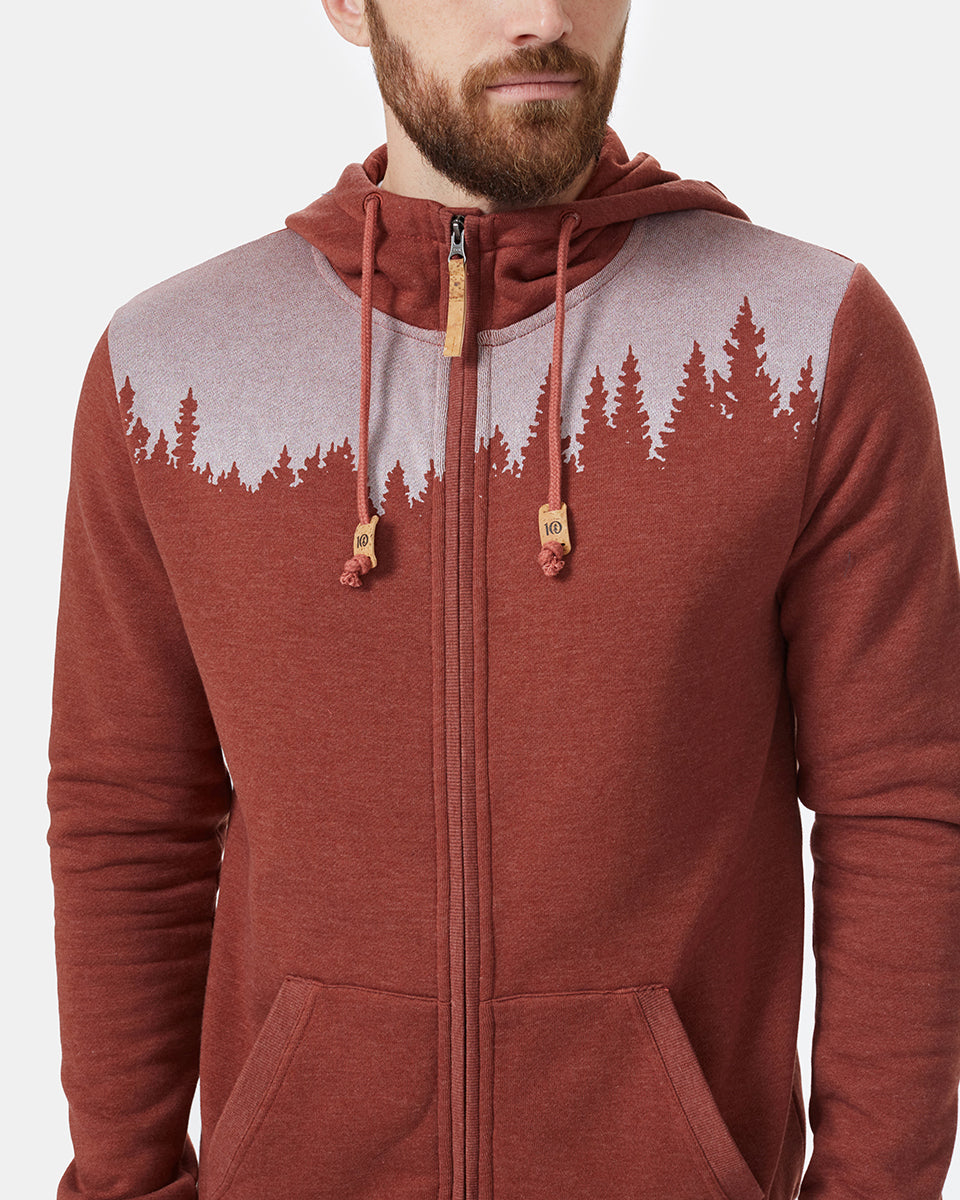 Sustainable Juniper Graphic Zip-Up Hoodie for Comfortable Daily Wear
