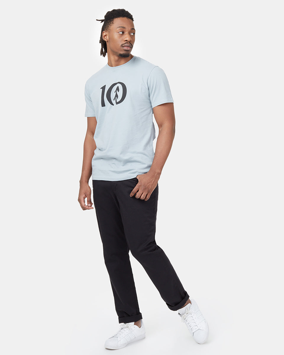 Organic Cotton Ten Logo T-Shirt for Impact Representation