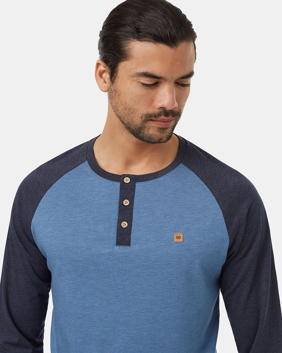 Baker Henley Long Sleeve Classic Men's Top