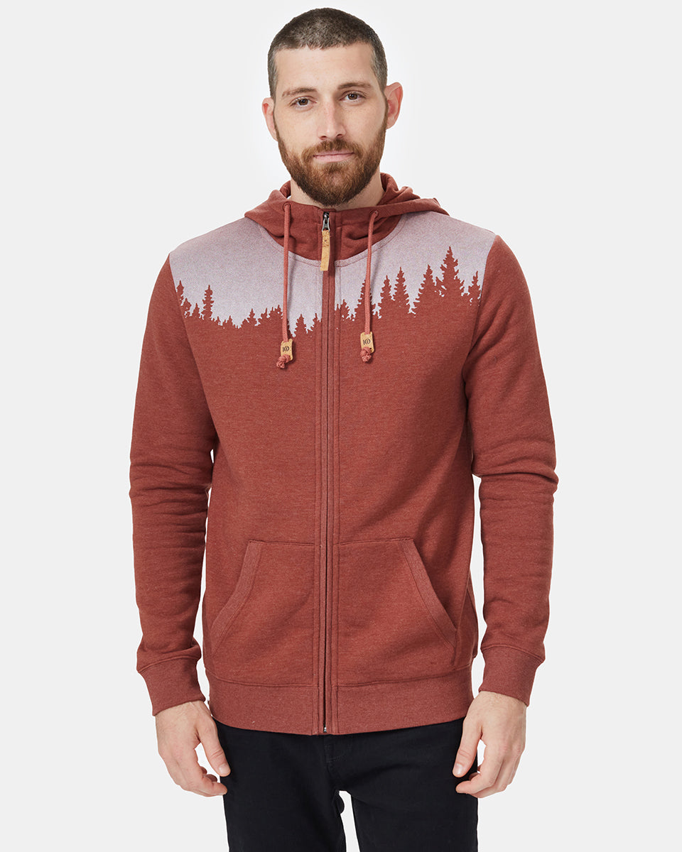 Sustainable Juniper Graphic Zip-Up Hoodie for Comfortable Daily Wear