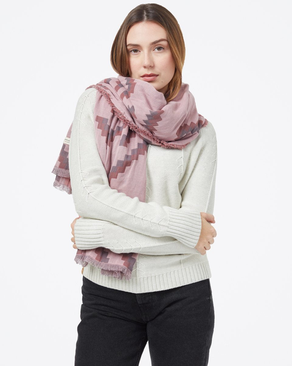 Organic Sumatra Cotton Blanket Scarf for Fall