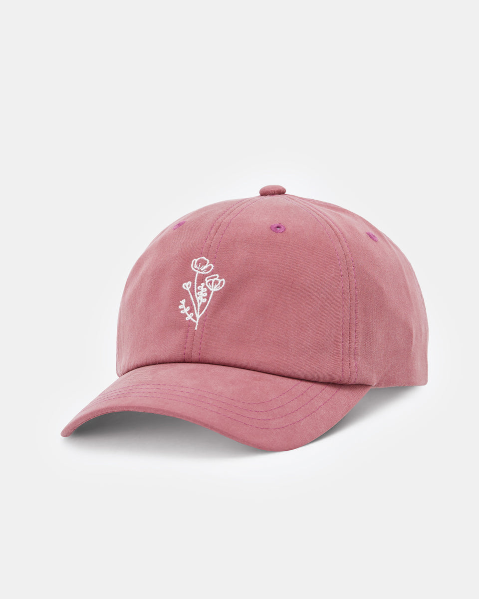 Peak Style Flower Embroidery Fashion Hat