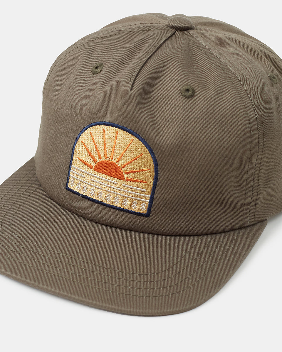 Sunrise - Inspired Patch Snapback Cap for Trendy Wear
