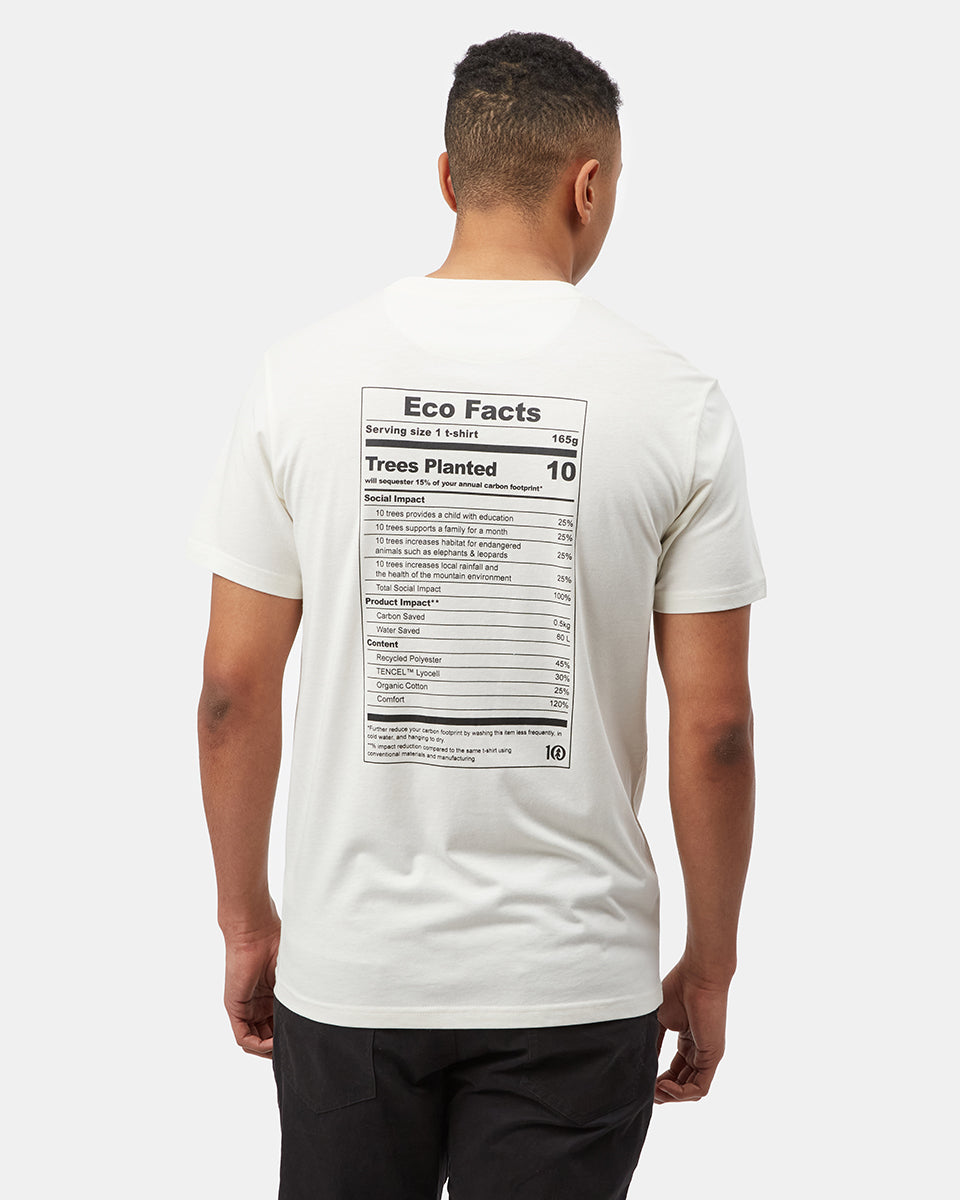 Eco-Friendly Graphic Sustainability Facts T-Shirt