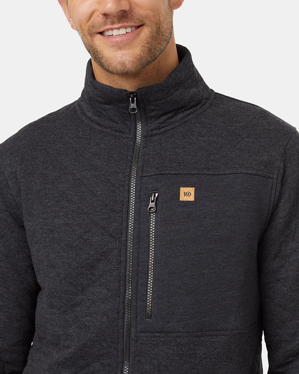Quilted Full-Zip Jacket - An Ideal Layering Piece