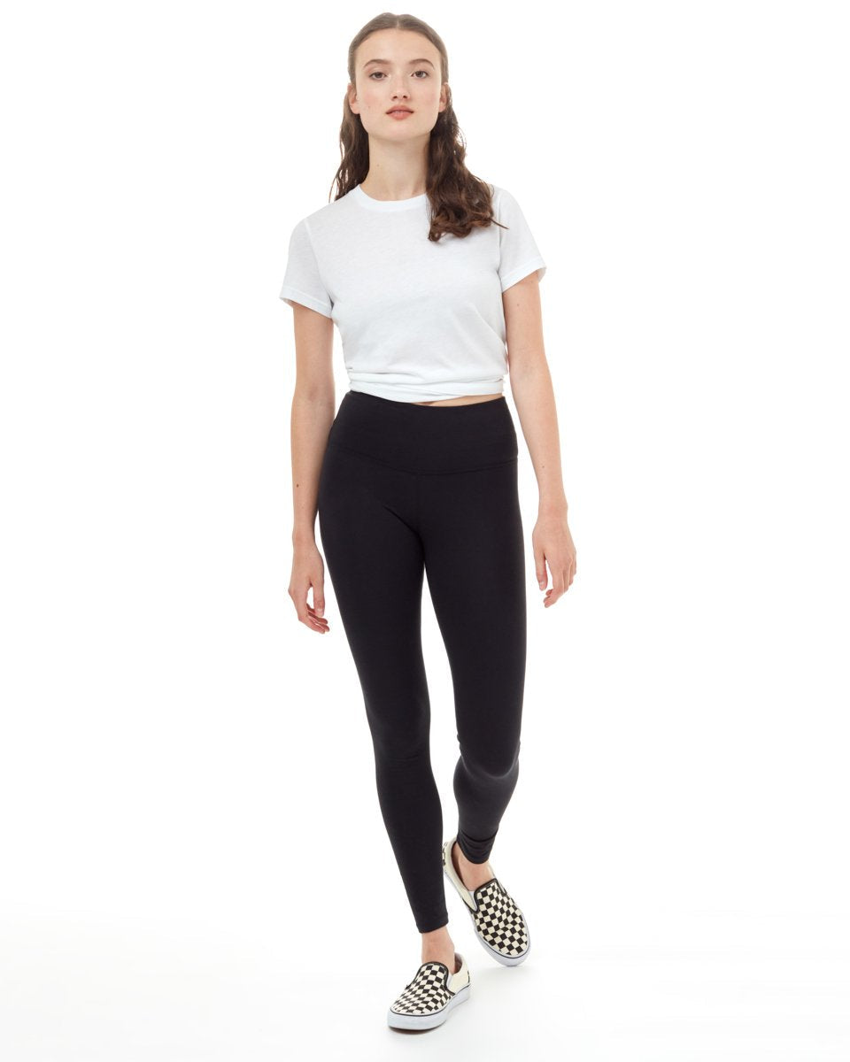 Eco-Friendly Fairtrade Organic Cotton High Rise Leggings for All-Day Wear