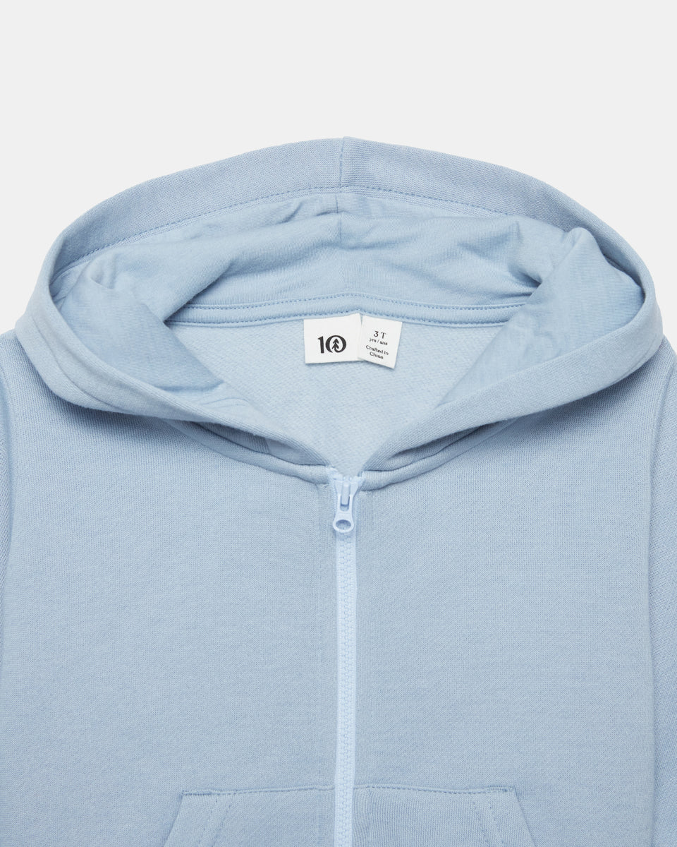 Children's Sustainable Treefleece Zip-up Hooded Sweater