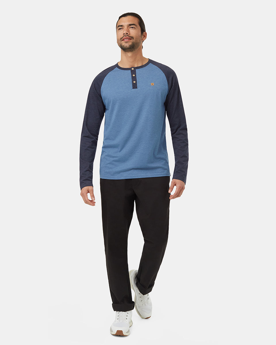 Baker Henley Long Sleeve Classic Men's Top
