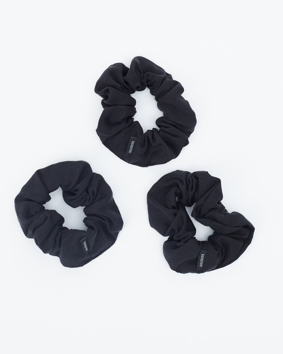 3-Pack of Breathable and Lightweight Tencel Scrunchies