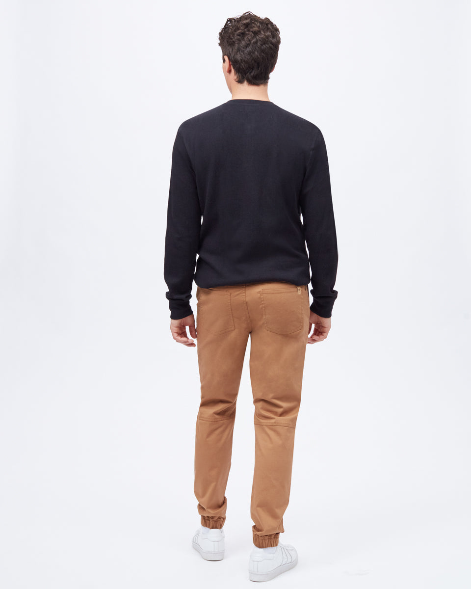 Sustainable Organic Cotton Stretch Twill Everyday Jogging Trousers