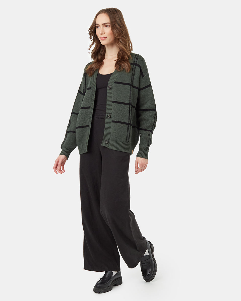 Soft Organic Cotton High - line Jacquard Knitted Cardigan for All Outfits