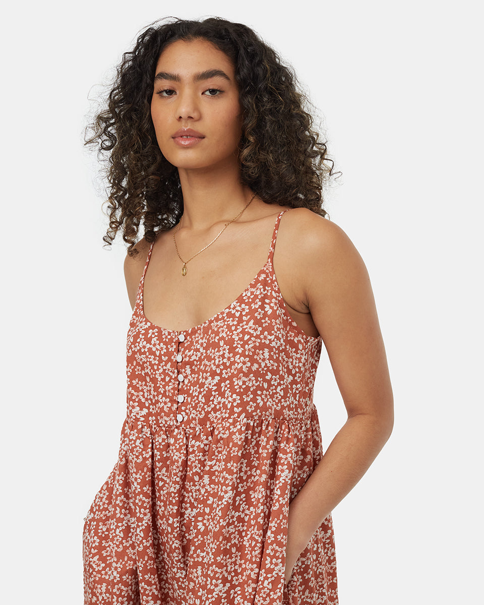 Summer Tiered Camisole Dress for Getaways