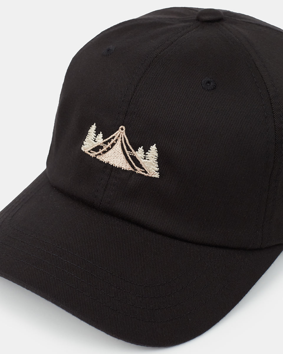 Sustainable Outdoor Camping Graphic Peak Hat