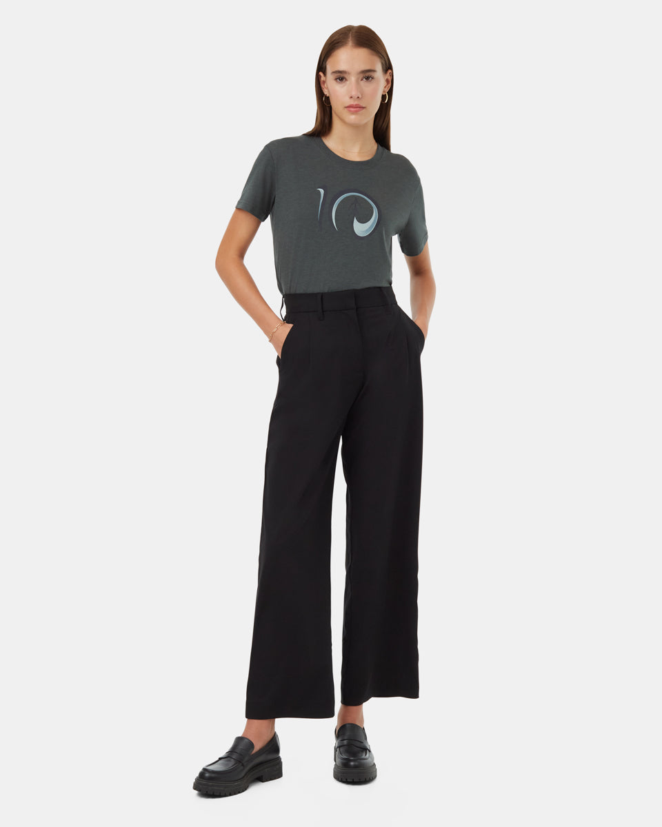 Eco - Friendly Artist Series Logo T - Shirt for Sustainable Conversations
