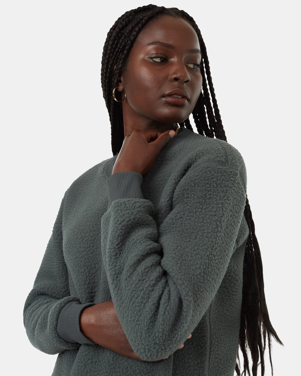 Super Cozy Ecoloft Crew Plush Fleece