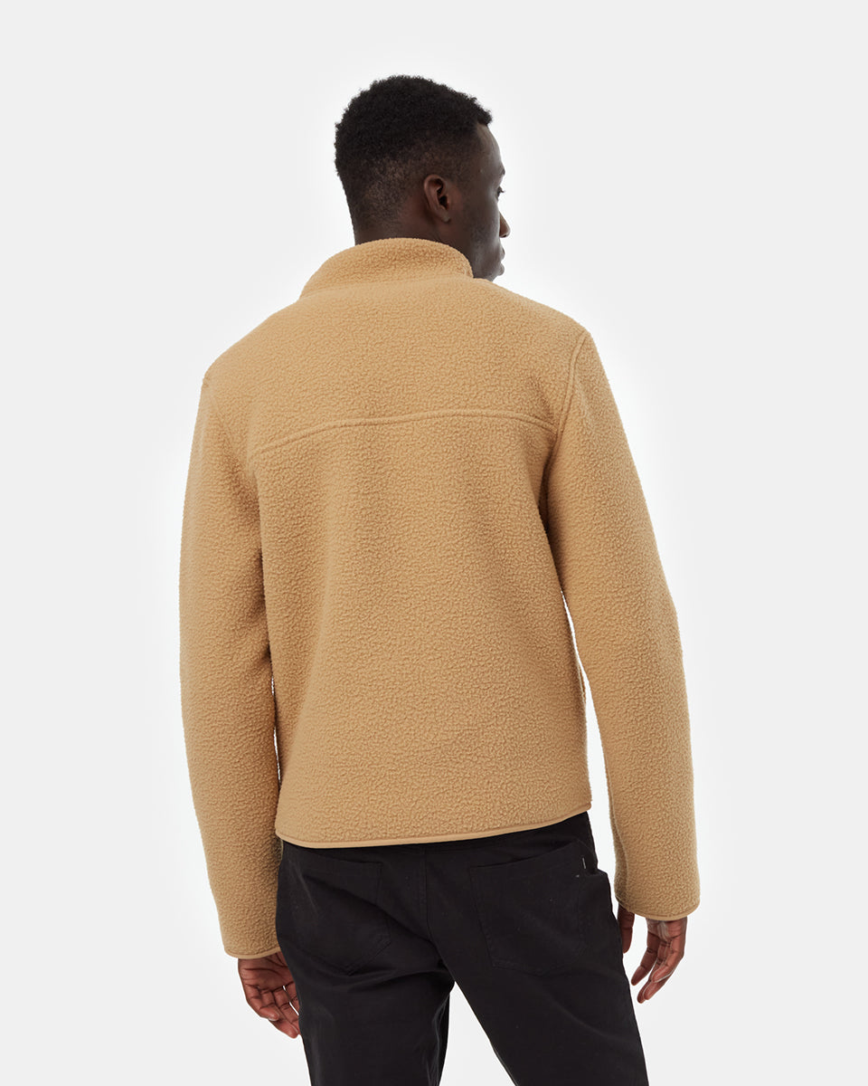 Eco-Friendly Loft Style Quarter Snap Recycled Polyester Layering Piece