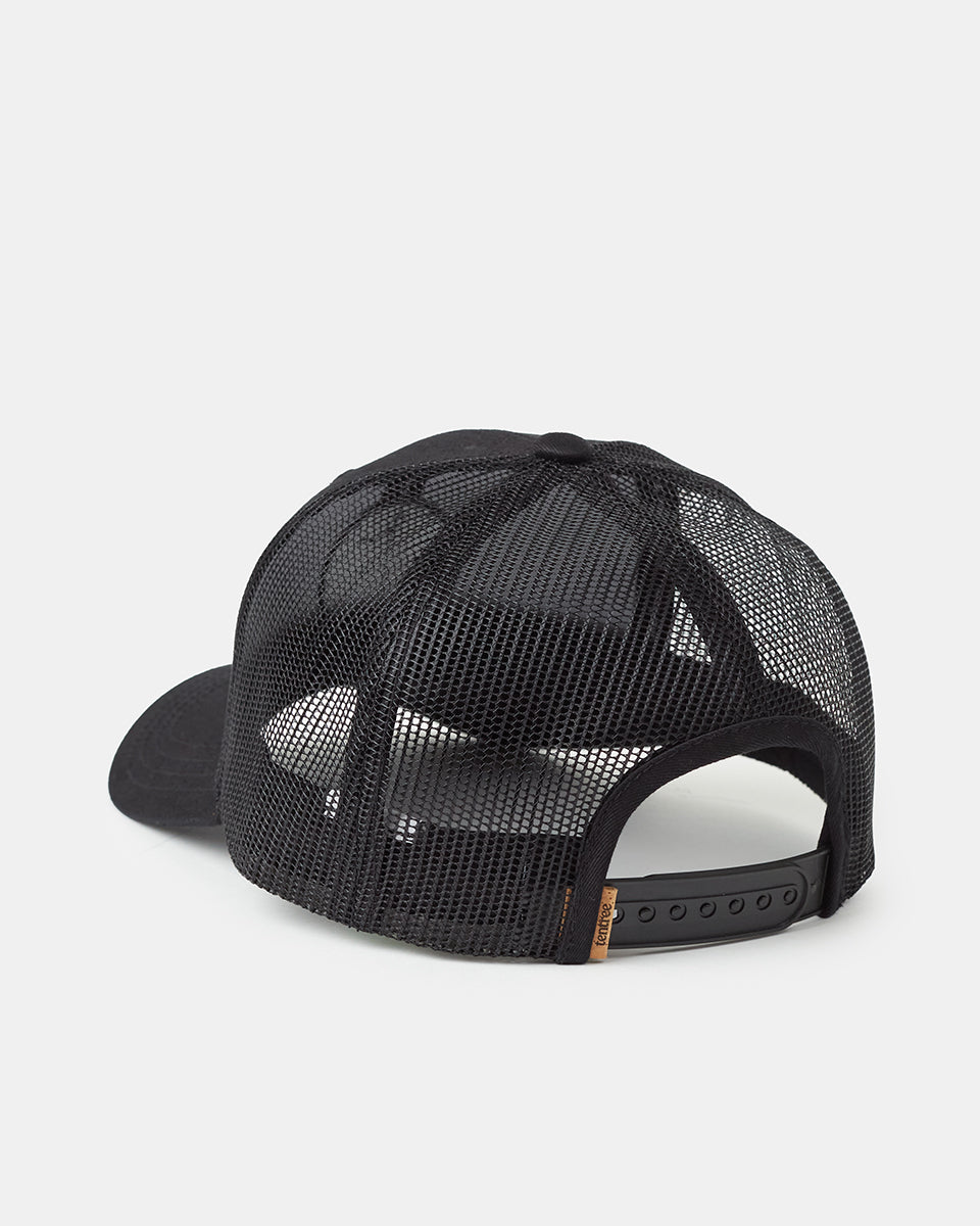Breathable Organic Cotton Cork Patch Twill Elevated Trucker Hat