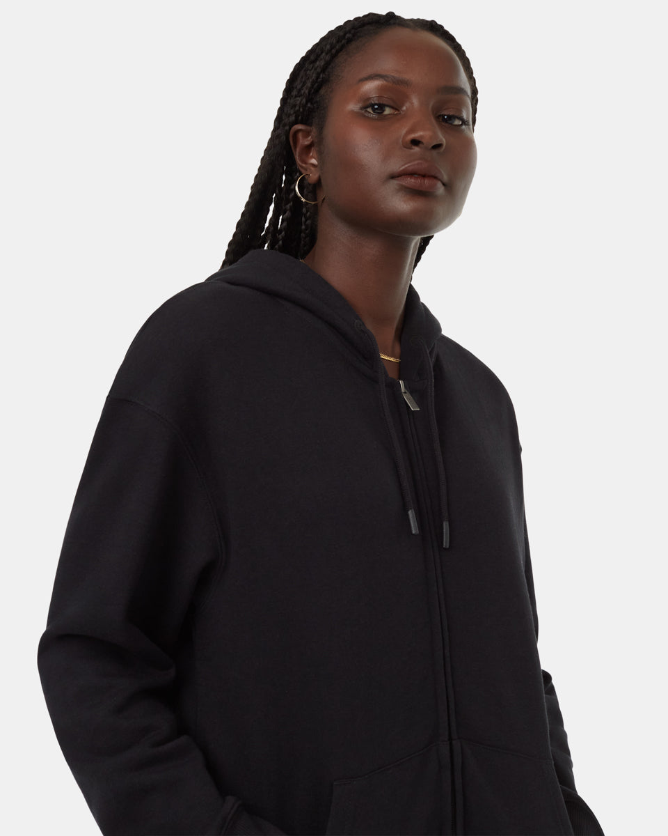 Eco - Friendly TreeFleece Relaxed Zip - Up Hoodie for Cozy Layers
