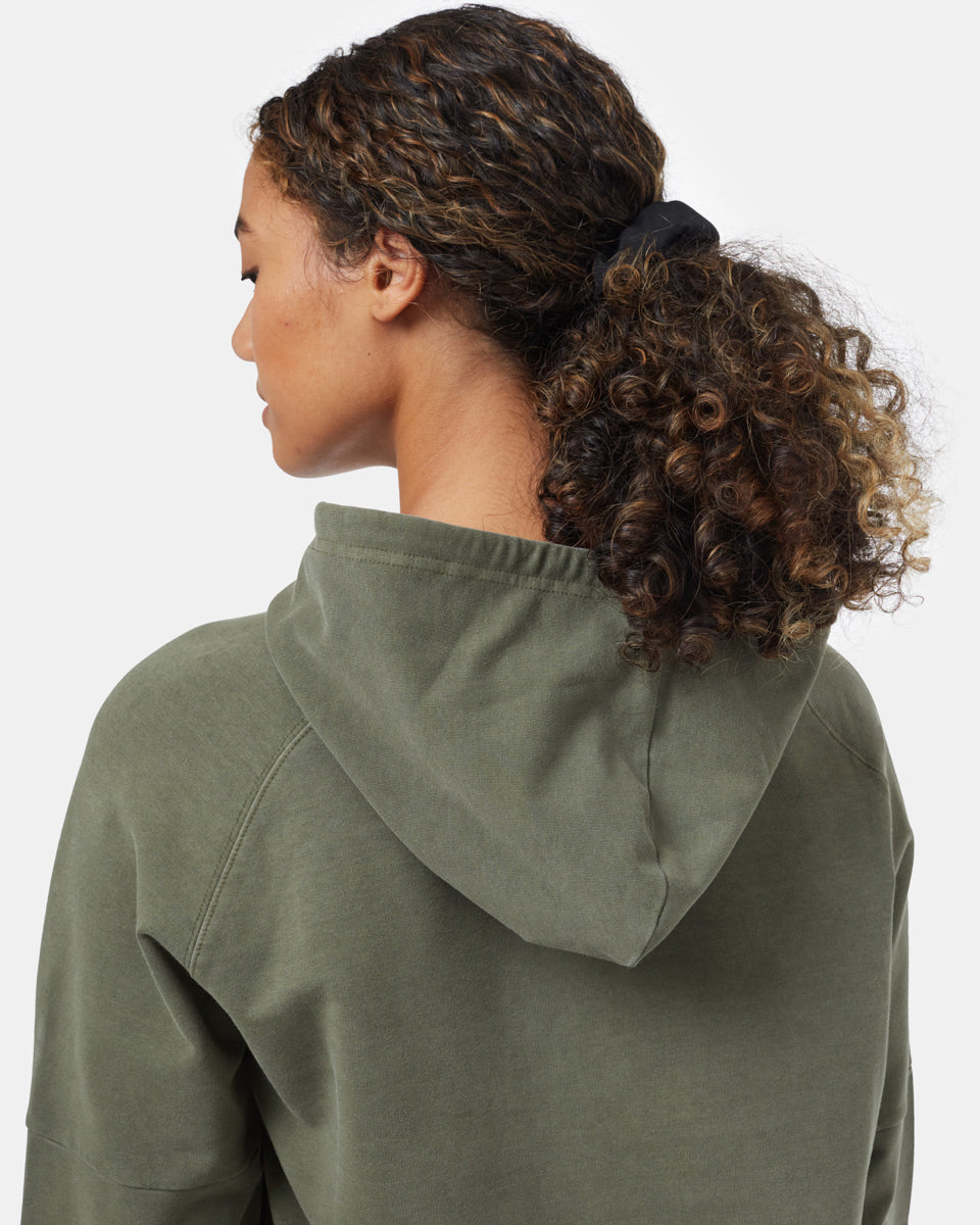 Extra Large French Terry Pullover Hooded Dress - A Fashionable Women's Apparel