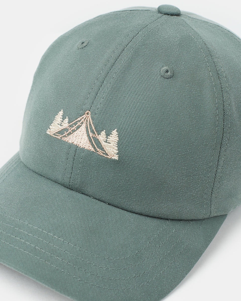 Sustainable Outdoor Camping Graphic Peak Hat