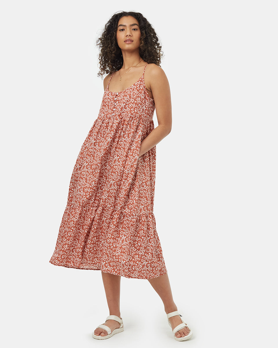 Summer Tiered Camisole Dress for Getaways