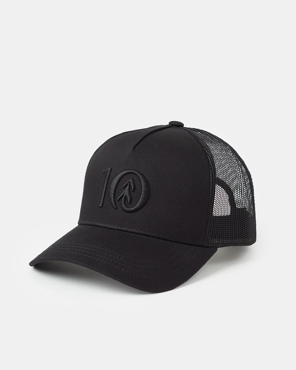 Breathable Organic Cotton Logo Altitude Trucker Cap for Sunny Outdoor Days
