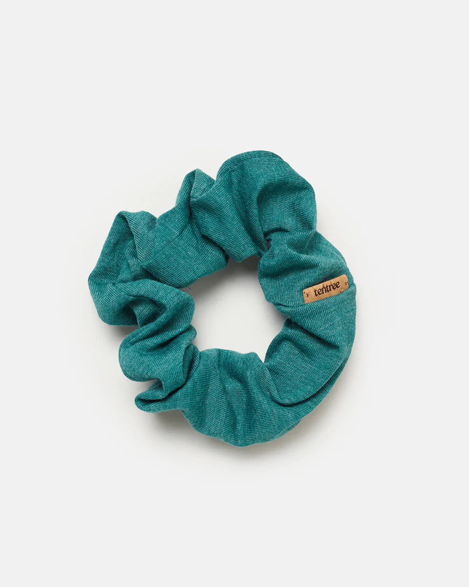 Eco-Friendly Upcycled TreeBlend Hair Scrunchies for Stylish Ponytails and Buns