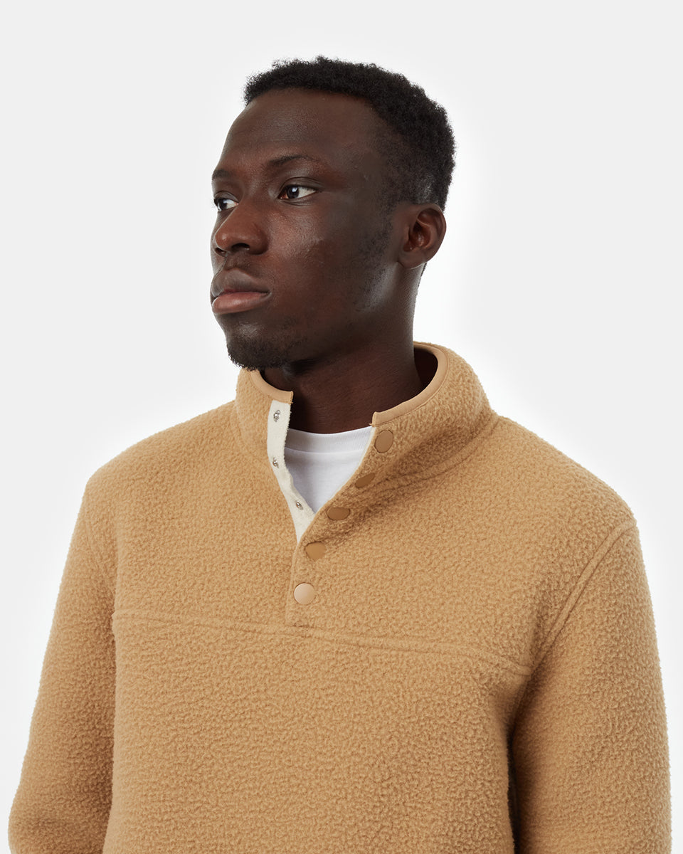Eco-Friendly Loft Style Quarter Snap Recycled Polyester Layering Piece
