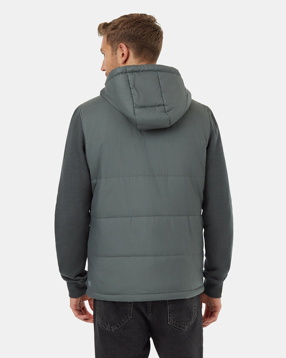 Coastal Lightweight Hybrid Insulated Hoodie for Transitional Weather