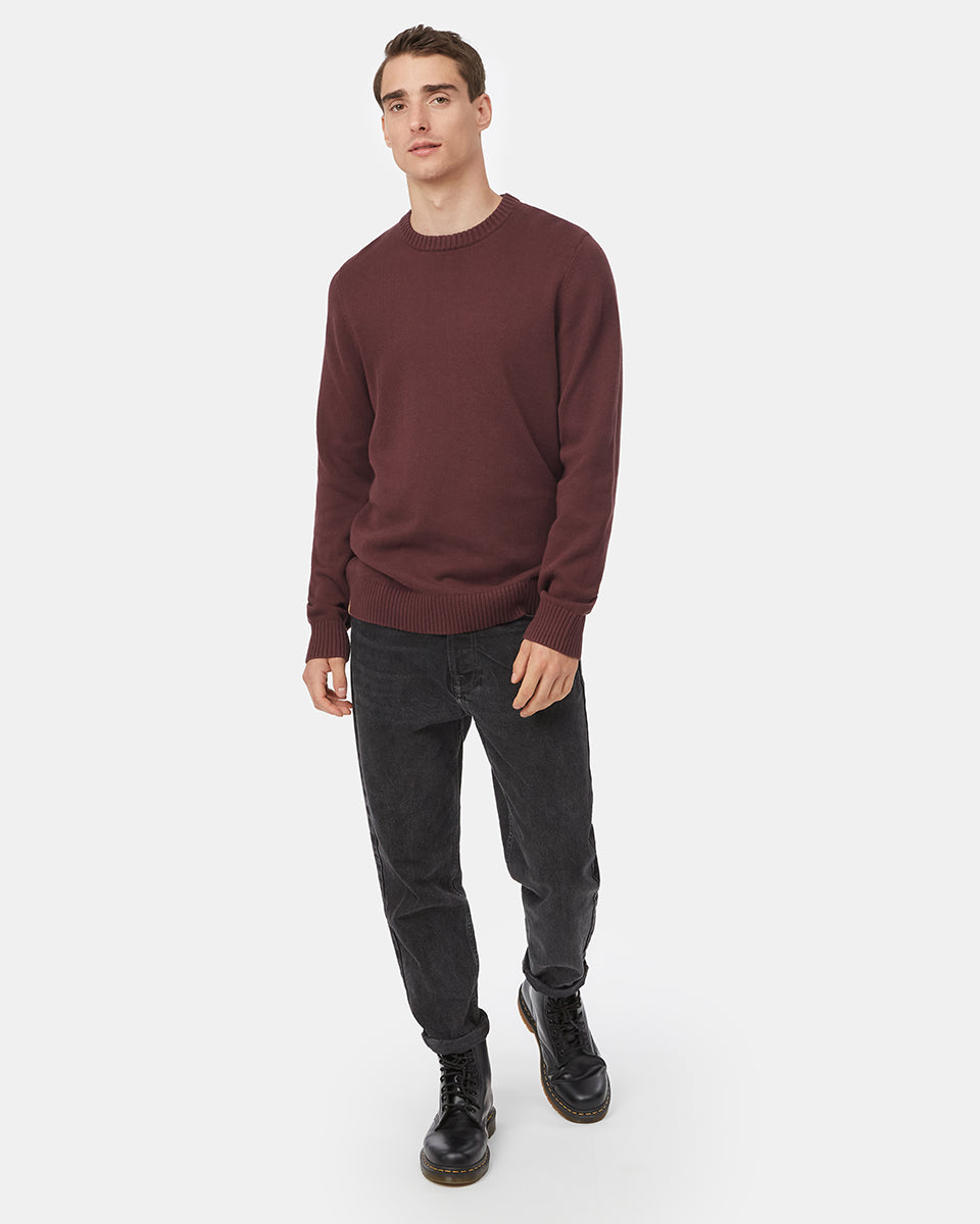 Organic Cotton Highline Comfortable Crew Sweater