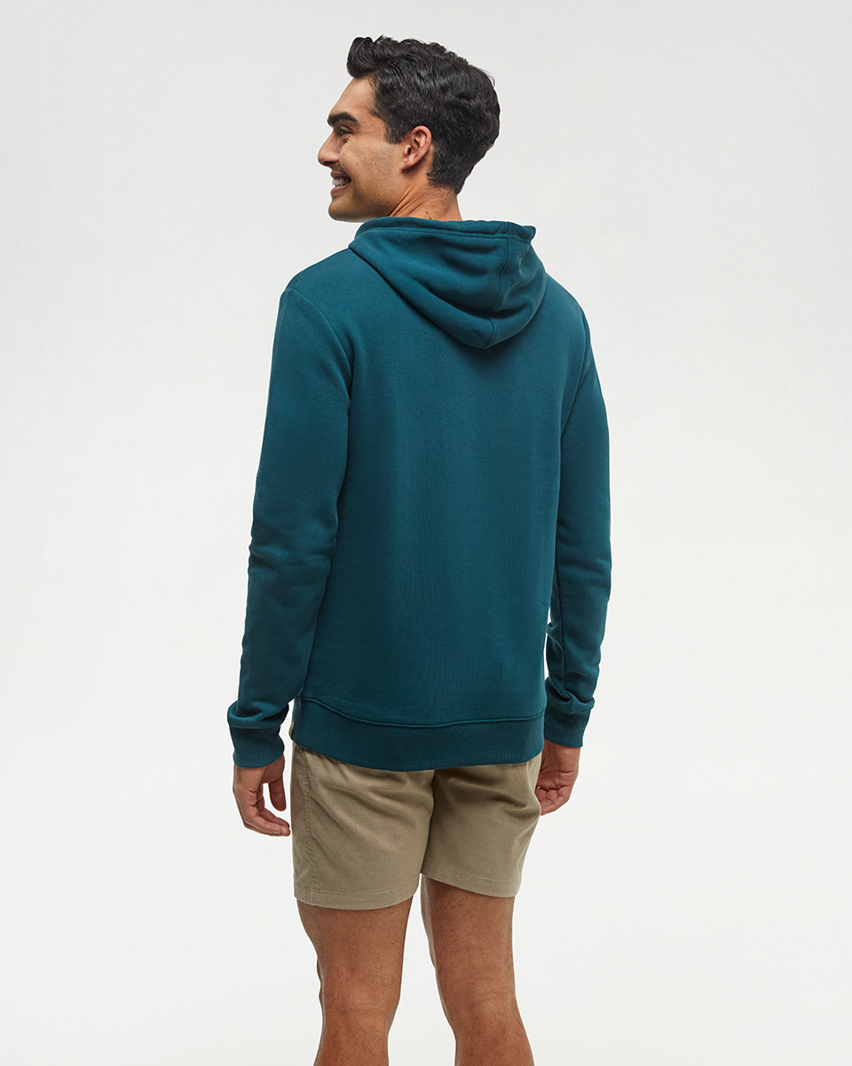 Ten Cloudy Forest Ultra - Soft TreeFleece Hooded Sweatshirt