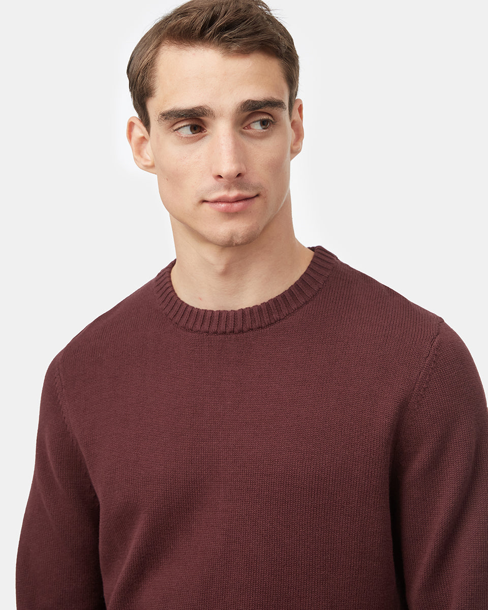 Organic Cotton Highline Comfortable Crew Sweater