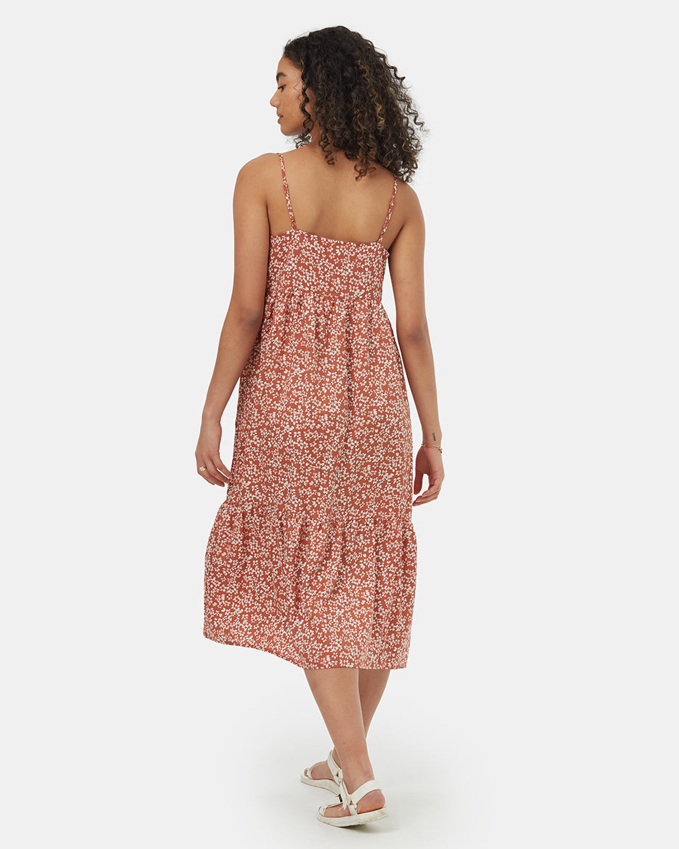 Summer Tiered Camisole Dress for Getaways