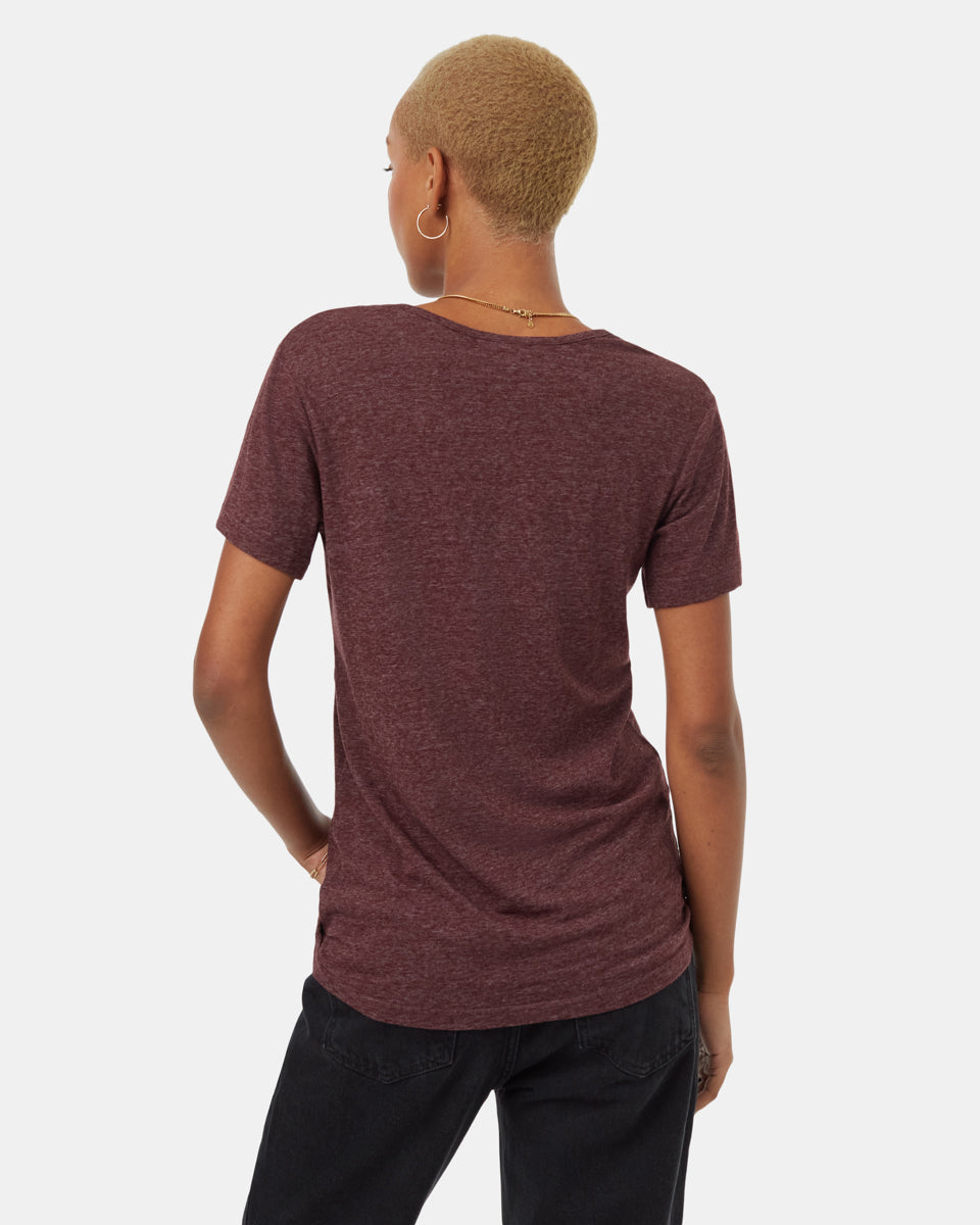 Super-Soft Hemp Scoop Neck T-Shirt for Everyday Wear