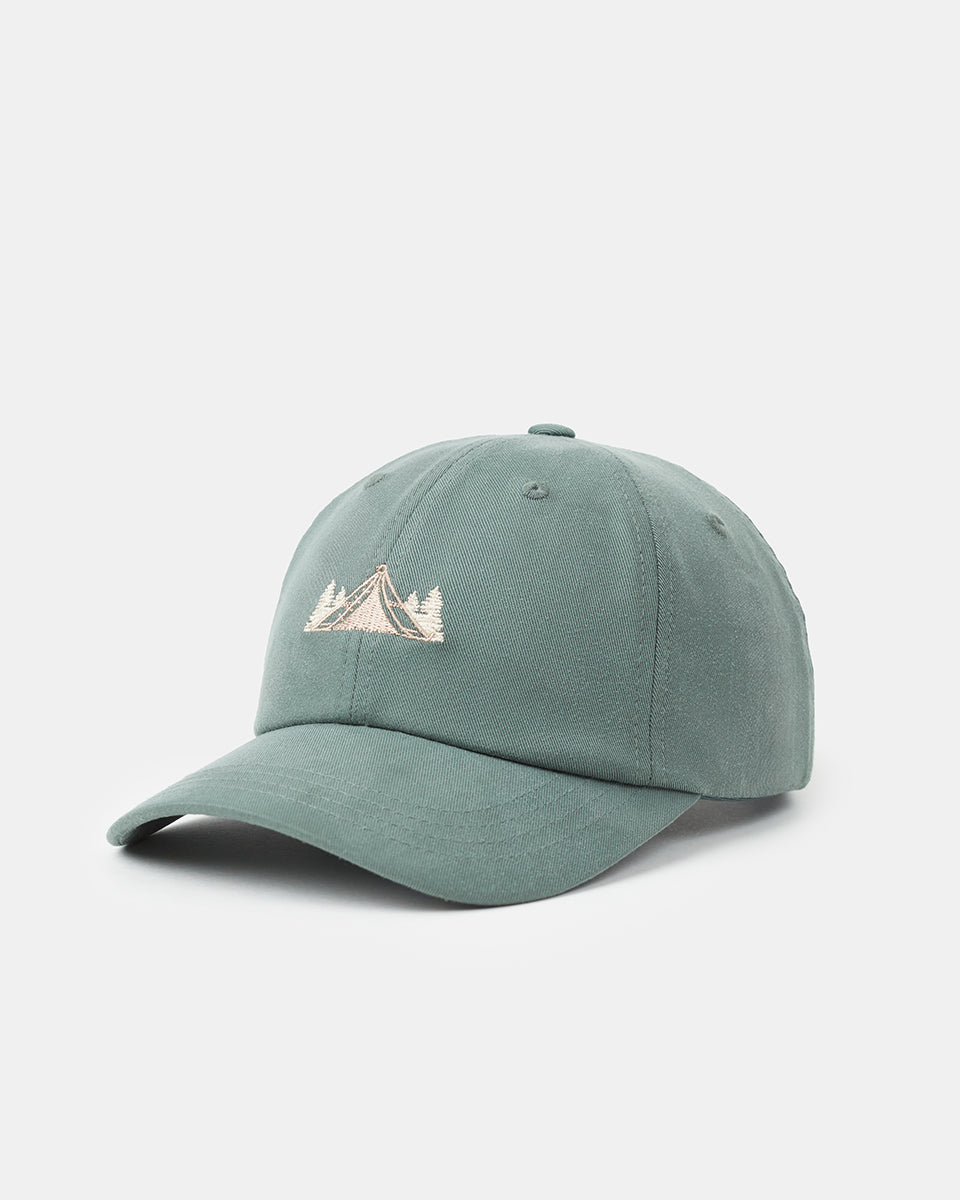 Sustainable Outdoor Camping Graphic Peak Hat