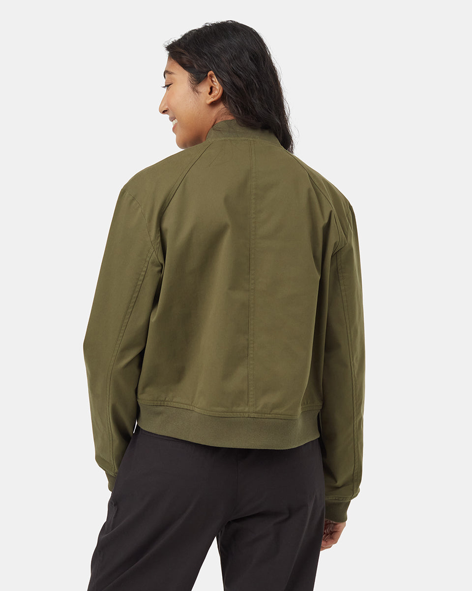 Eco - Friendly TechBlend Men's and Women's Bomber Jacket for Sustainable Fashion