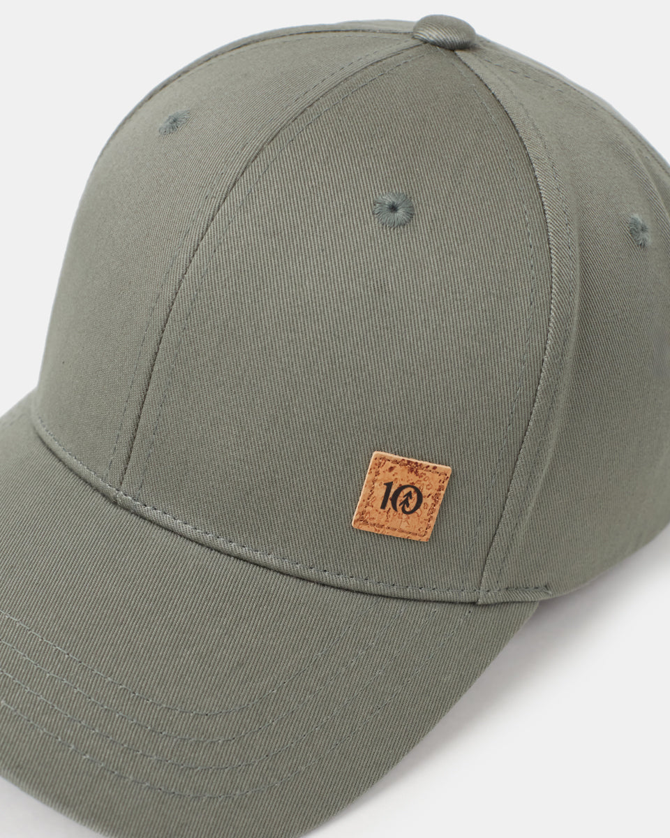Breathable Organic Cotton Cork Icon Pre - curved Elevation Hat for Sunny Days