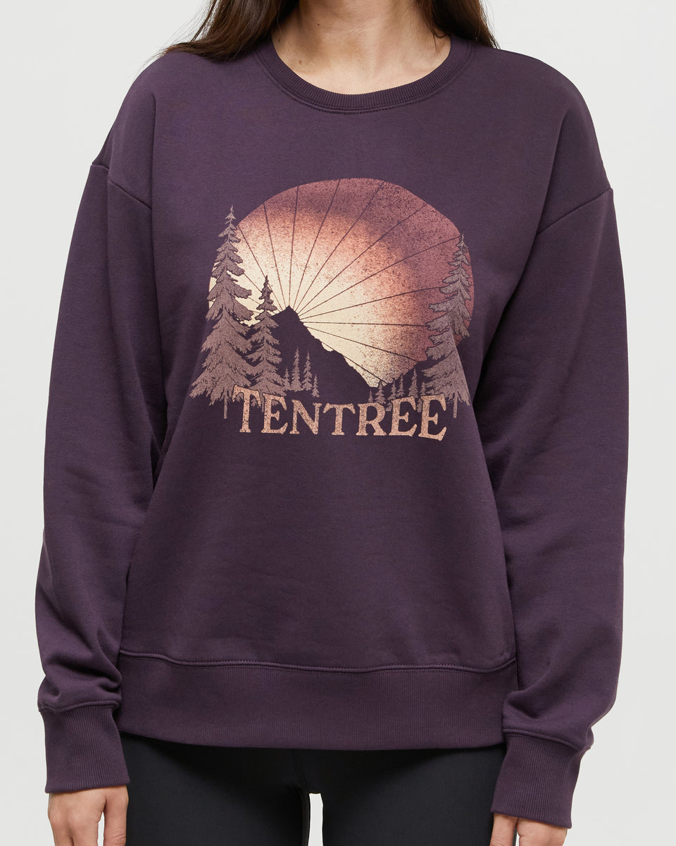 Twilight Forest Graphic Crewneck Sweatshirt