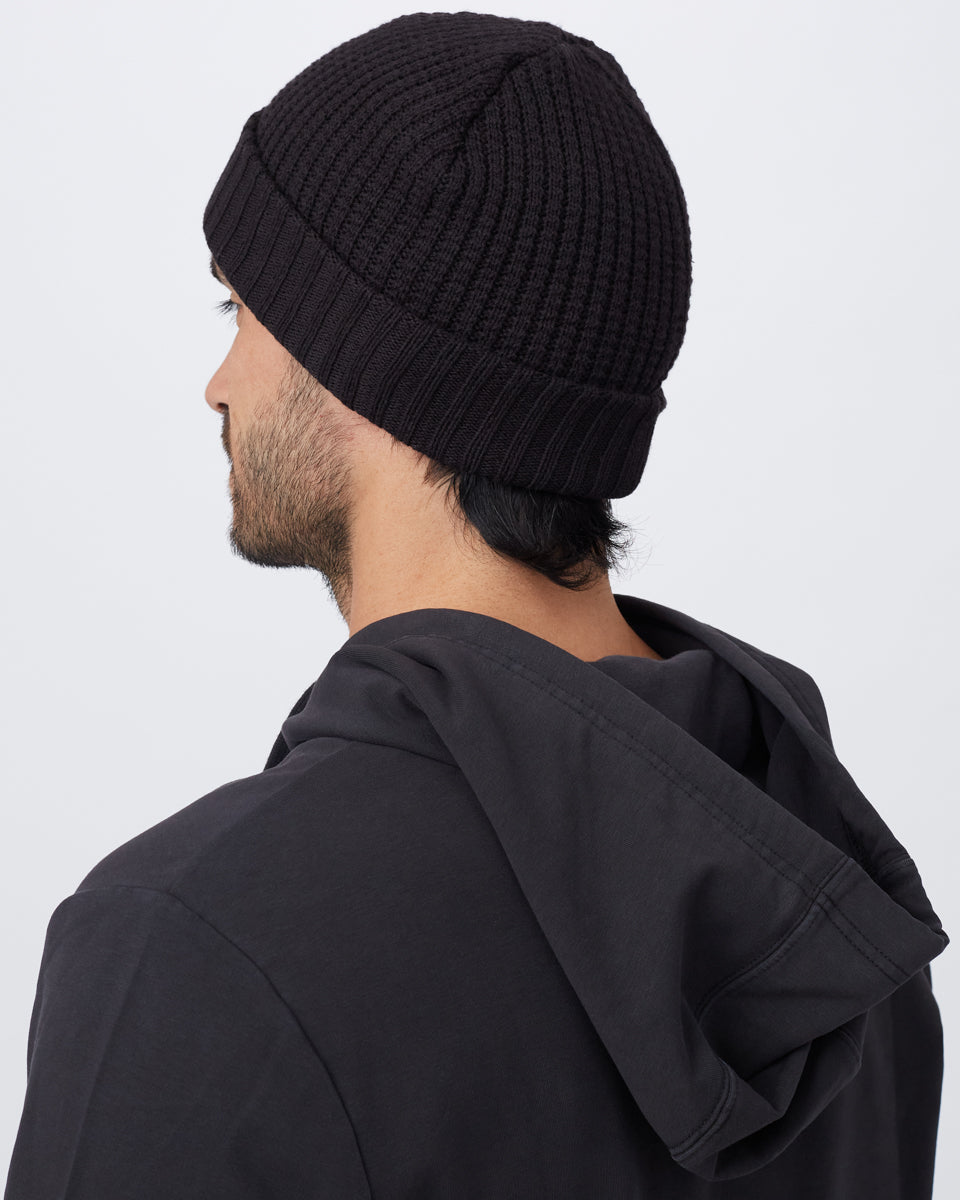 Breathable Organic Cotton Cork Patch Beanie for Cold Weather
